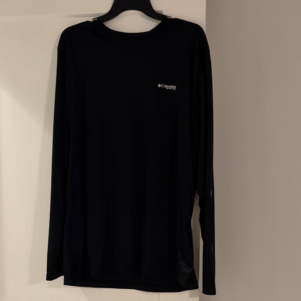 Columbia Men's Long Sleeve Black Tee